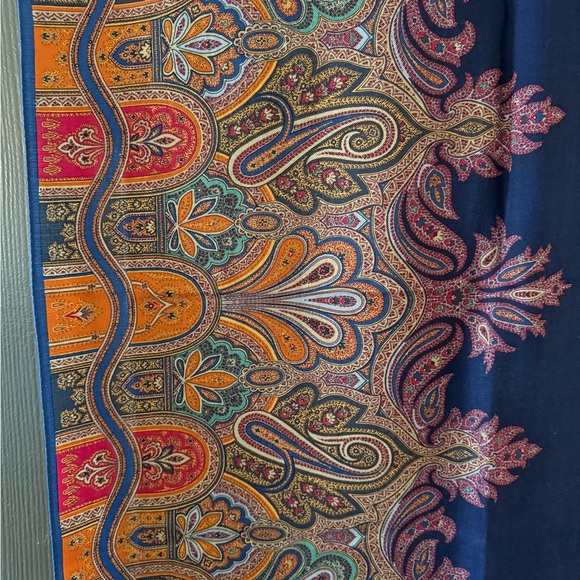 Colorful Paisley Scarf - Picture 2 of 7